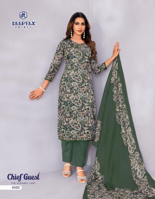 Deeptex chief guest vol 45 cotton dress material wholesale jetpur gujarat